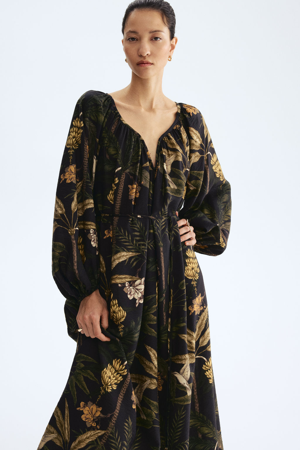 Vestido t?nica oversize - H&m фото 4