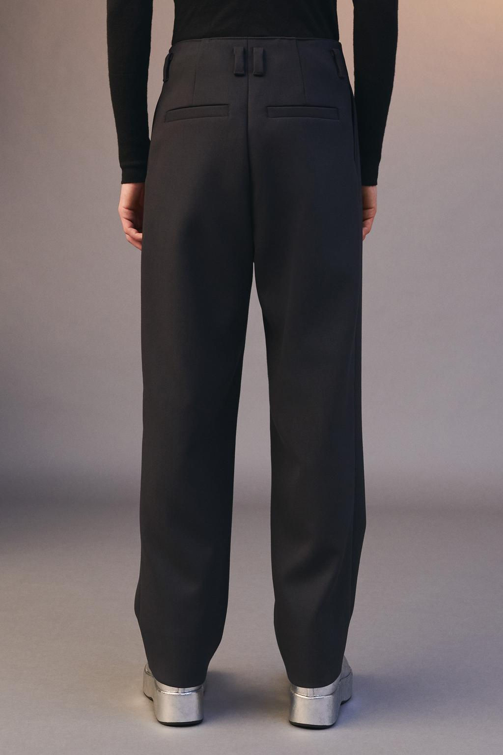 LIMITED EDITION SLIM FIT SUIT TROUSERS - Zara фото 3