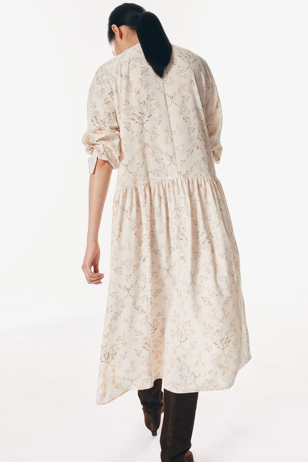 Vestido con lazada - H&m фото 4