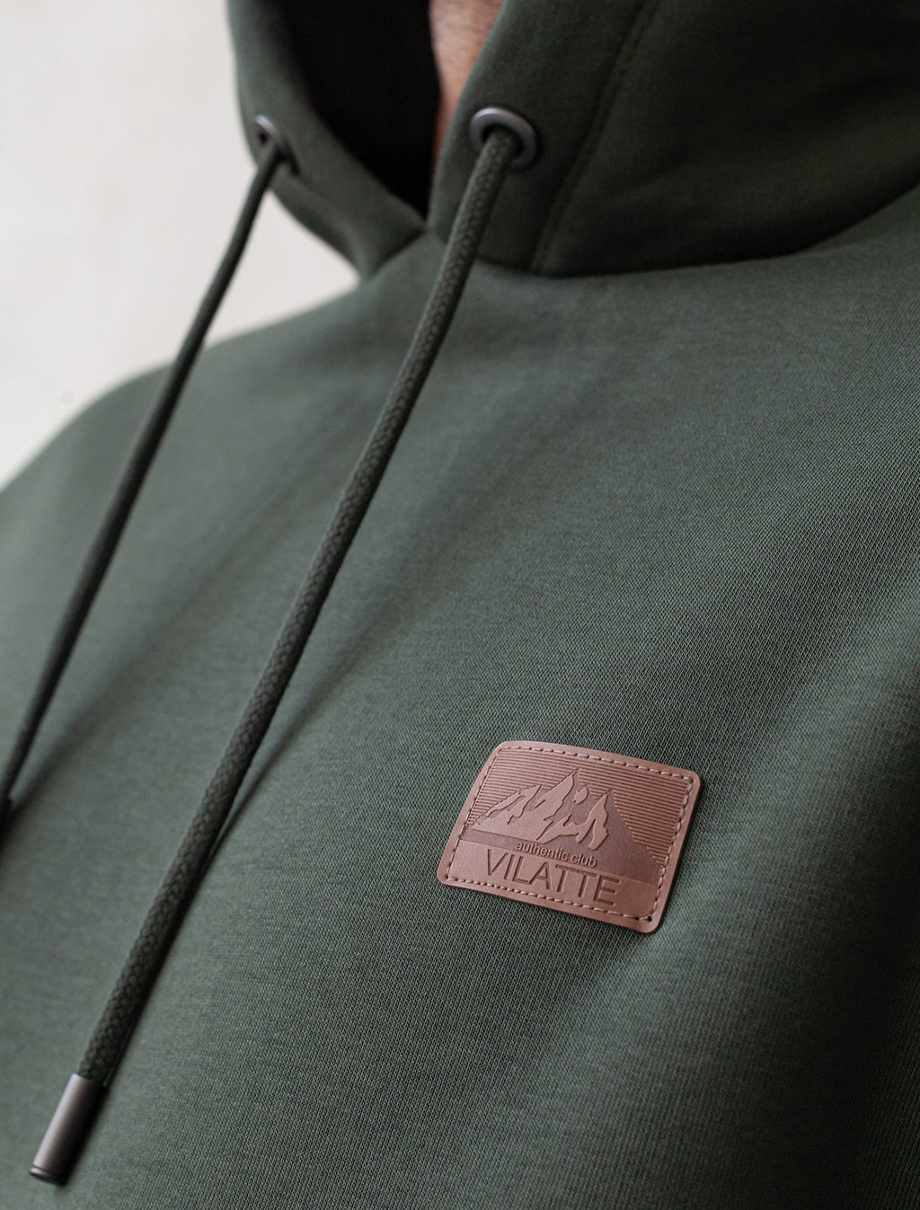 Худи на молнии из премиального футера трехнитки с начесом - Vilatte фото 2