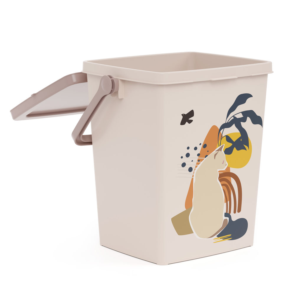 Контейнер для корма Мурка 5,5л (с замком) М8805