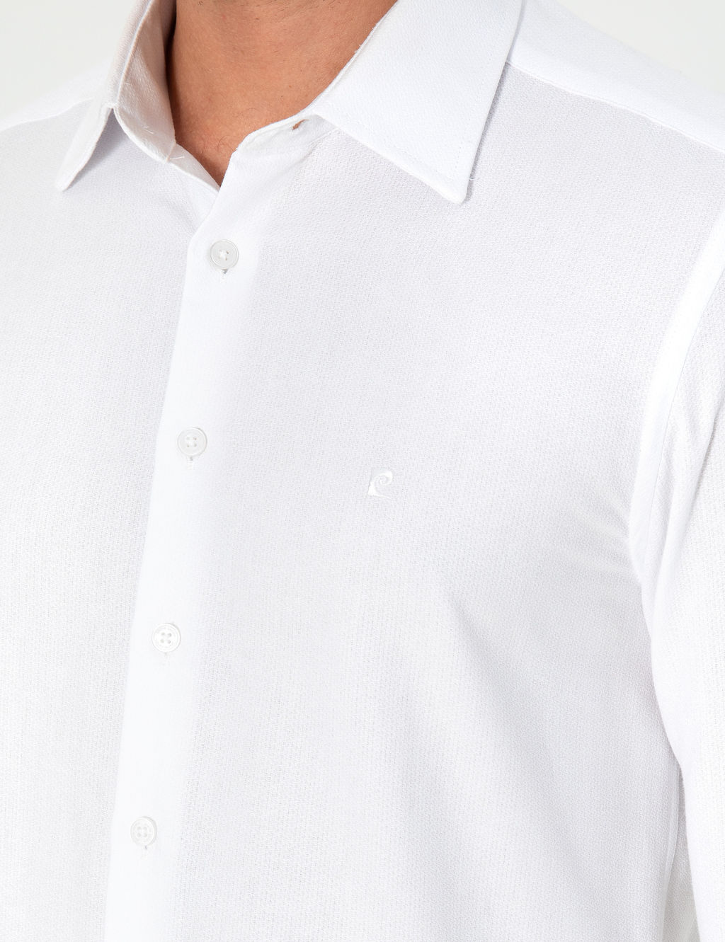 Beyaz Slim Fit Uzun Kollu G_mlek