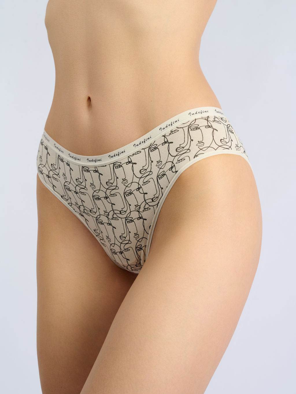 Трусы женские Indefini 5105LUF хлопок с эластаном мультиколор  фото 2