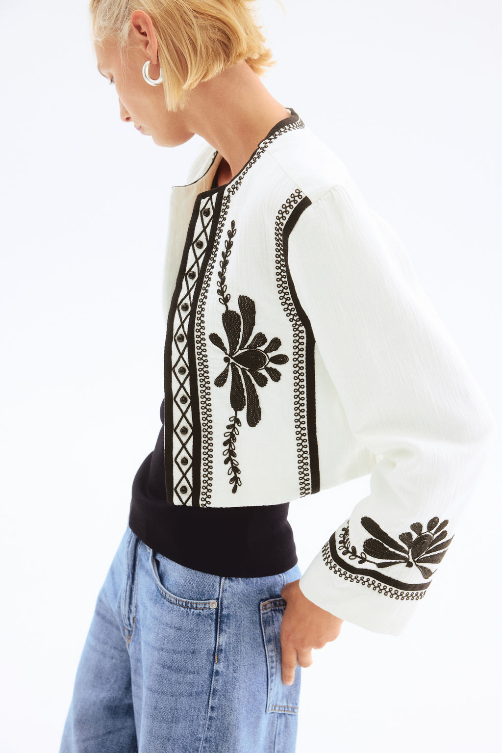 Chaqueta bordada - H&m фото 6