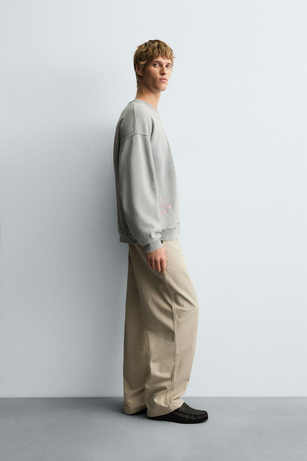 COMBINED PRINT SWEATSHIRT