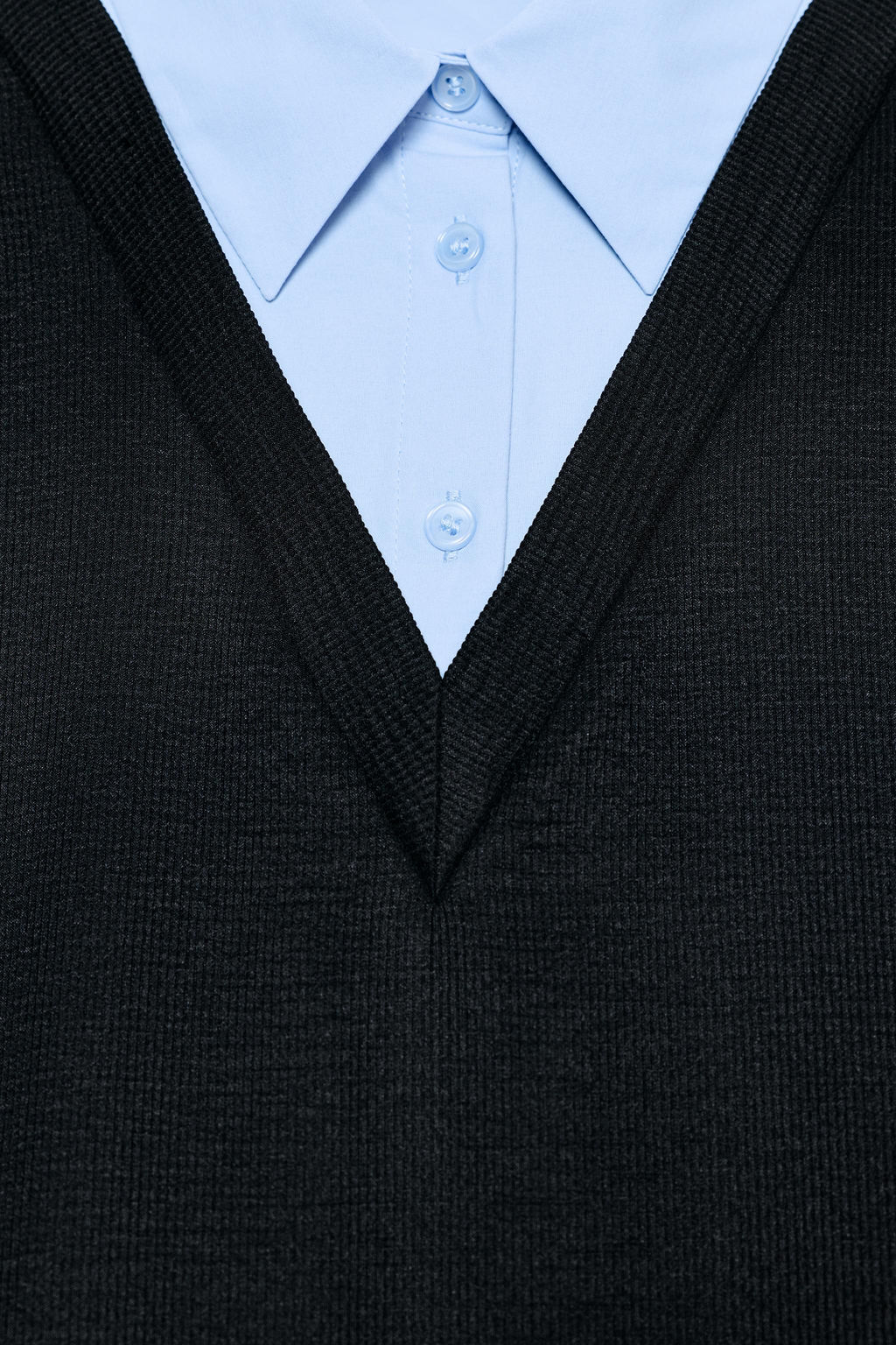 POPLIN COMBINED MINI DRESS - Zara фото 7