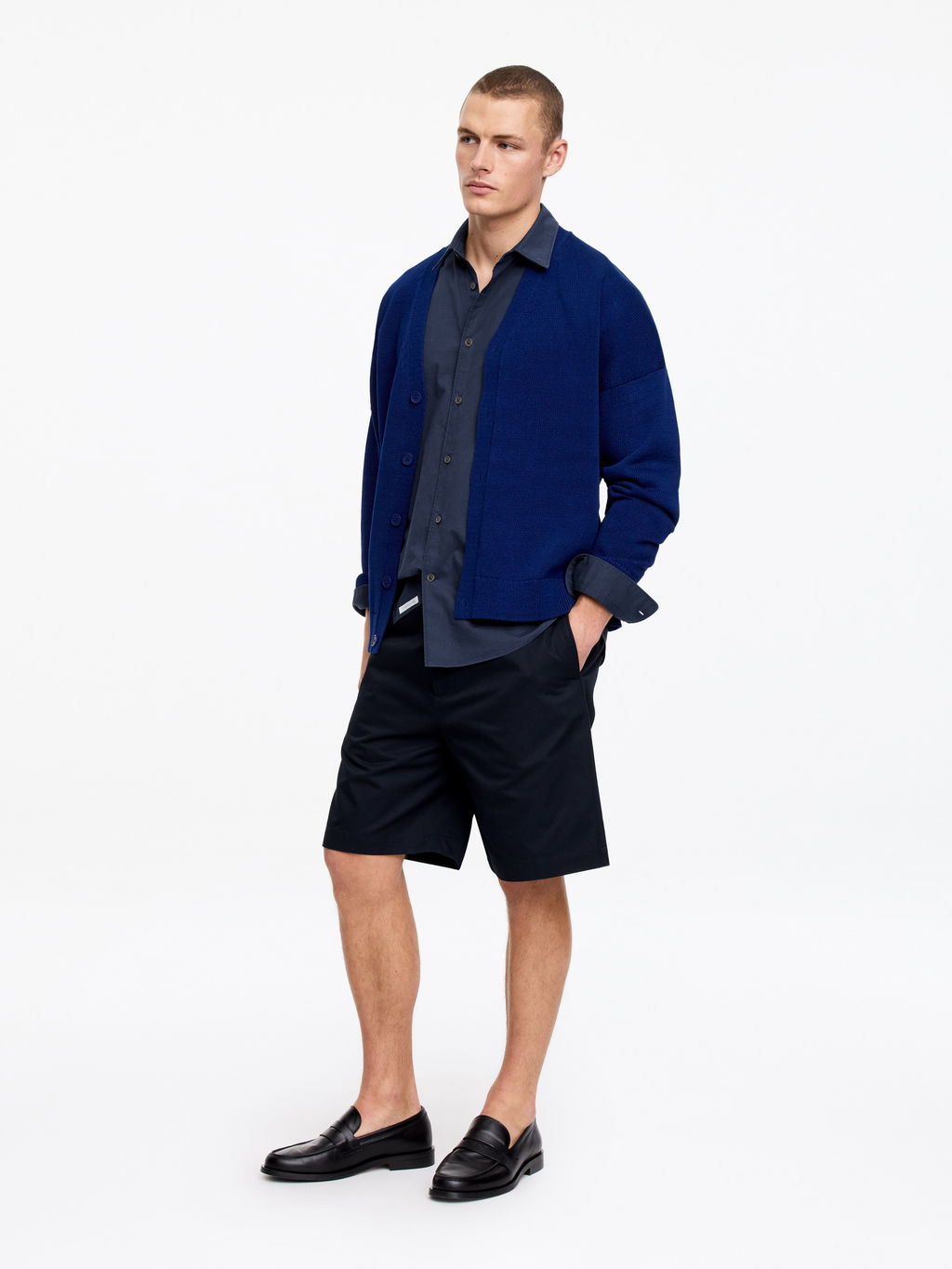 Camisa de lyocell y algod?n de corte regular - H&m фото 6