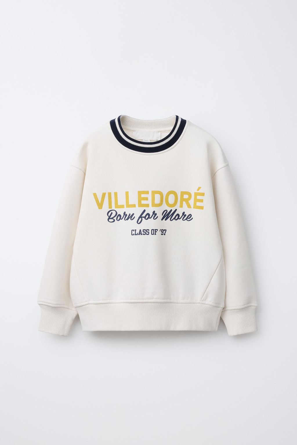 SUDADERA ESTAMPADA TEXTO / Crudo - Zara фото 2