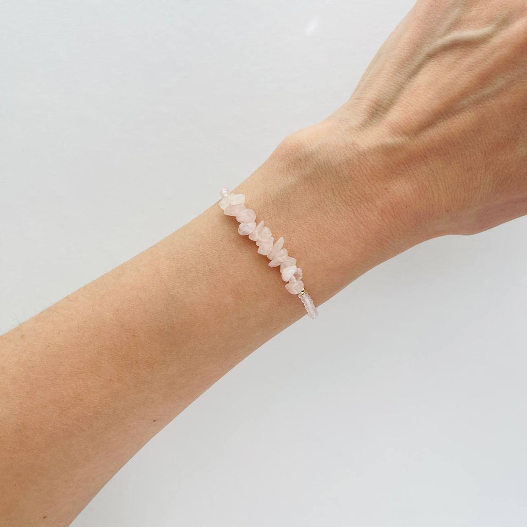 Браслет из Розового кварца - Радуга самоцветов фото 2