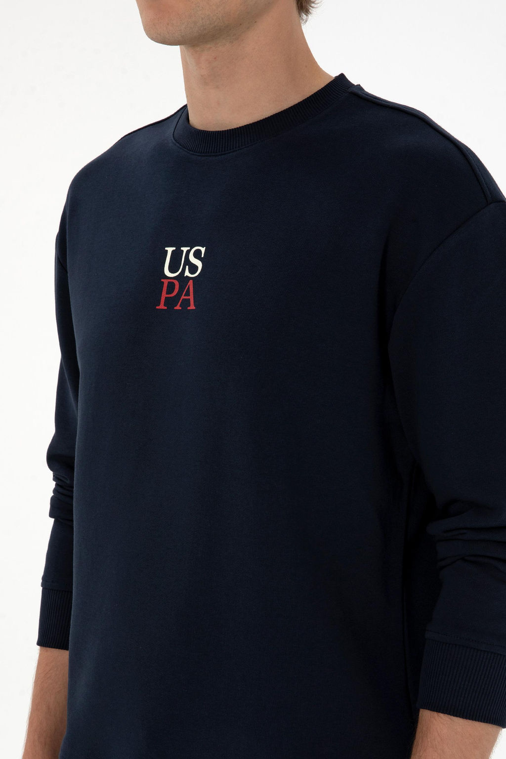 Erkek Lacivert Basic Sweatshirt Sepette S_rpriz _ndirim - U.s. polo assn фото 7