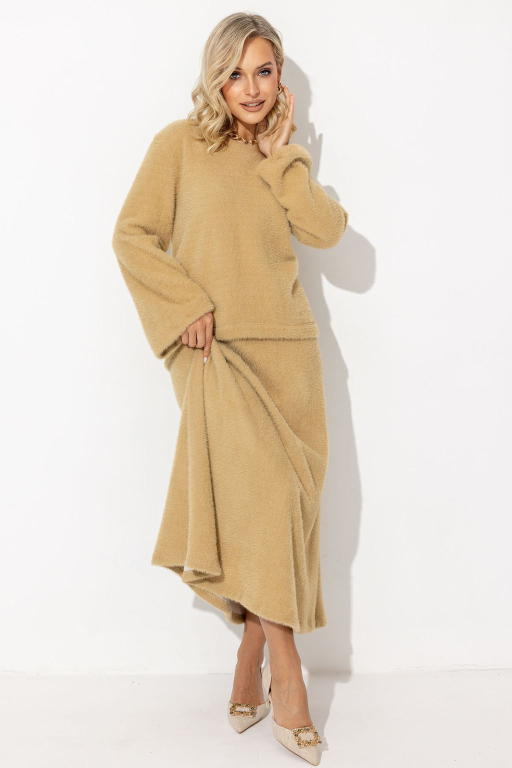 Юбка женская 157/04/Бежевый - Rise фото 2