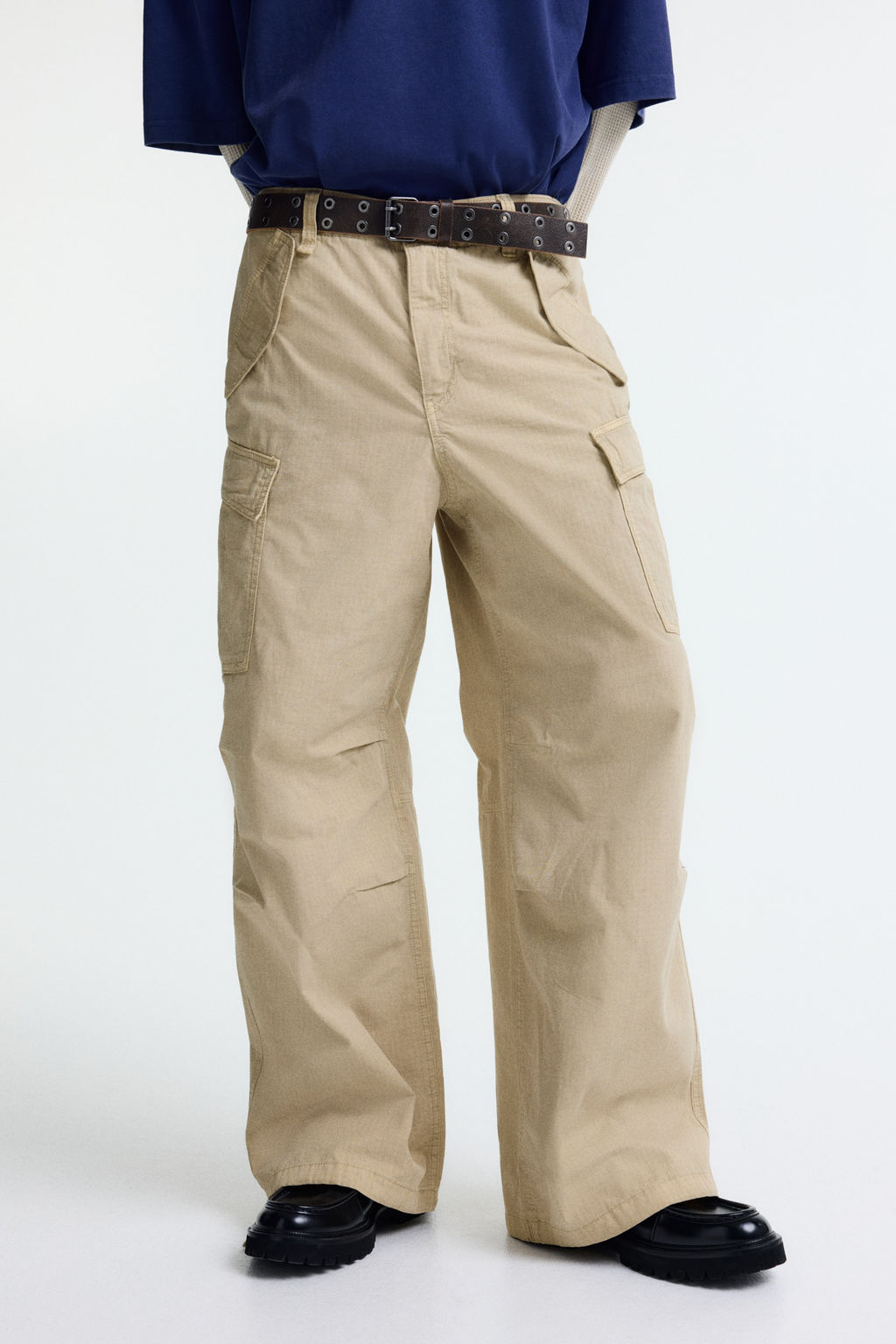 Pantal?n cargo Loose Fit - H&m фото 7