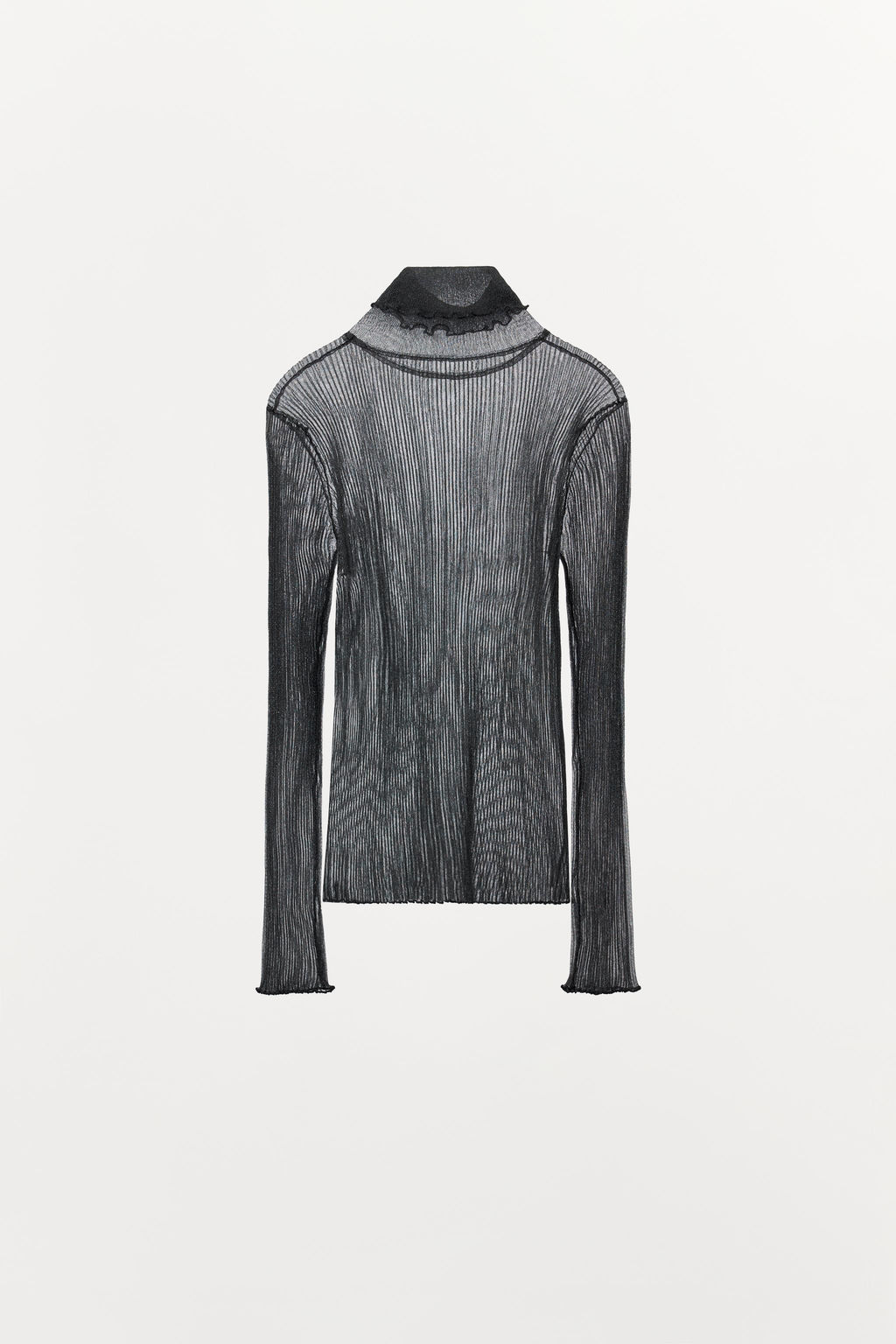 FINE KNIT HIGH NECK TOP - Zara фото 13