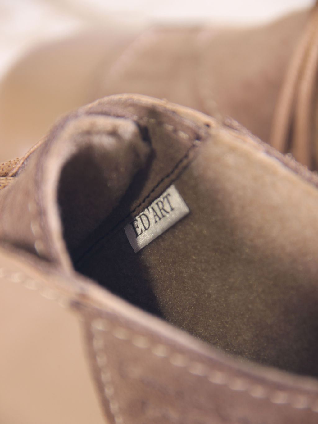 Ботинки 305.927ka.Круассан+коричневый капучино замша/шерсть