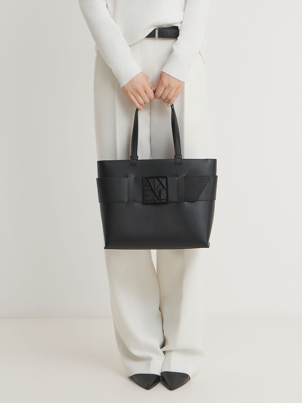 Женский тоут ARMANI EXCHANGE Артикул 4363317, черный  фото 2