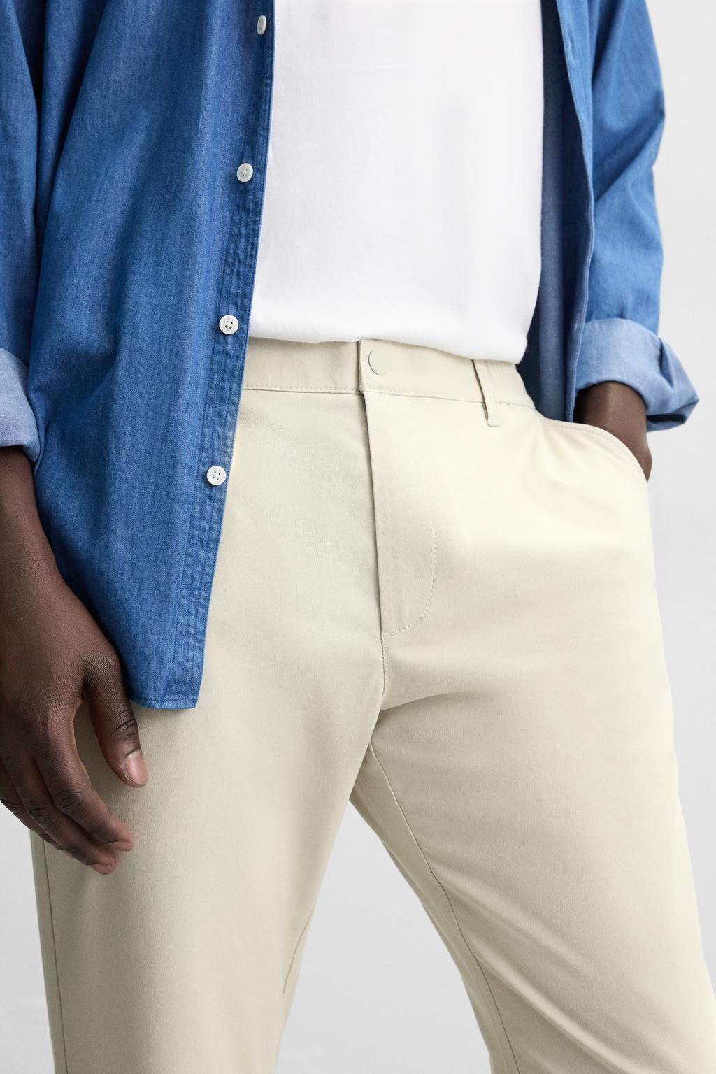 SLIM FIT COMFORT TROUSERS - Zara фото 6