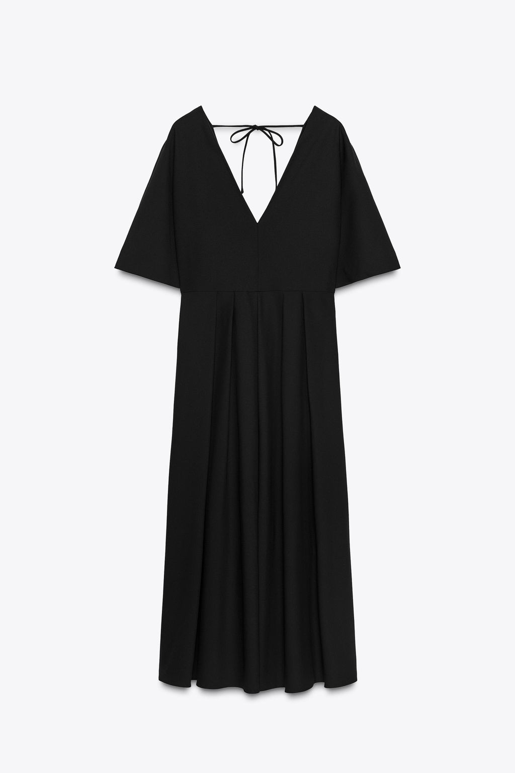 ZW COLLECTION V-NECK MIDI DRESS - Zara фото 6