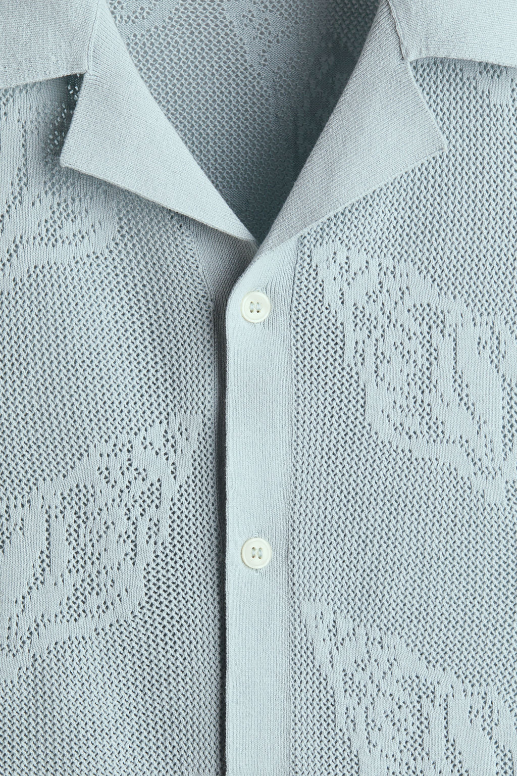 Camisa resort en punto jacquard Regular Fit - H&m фото 3