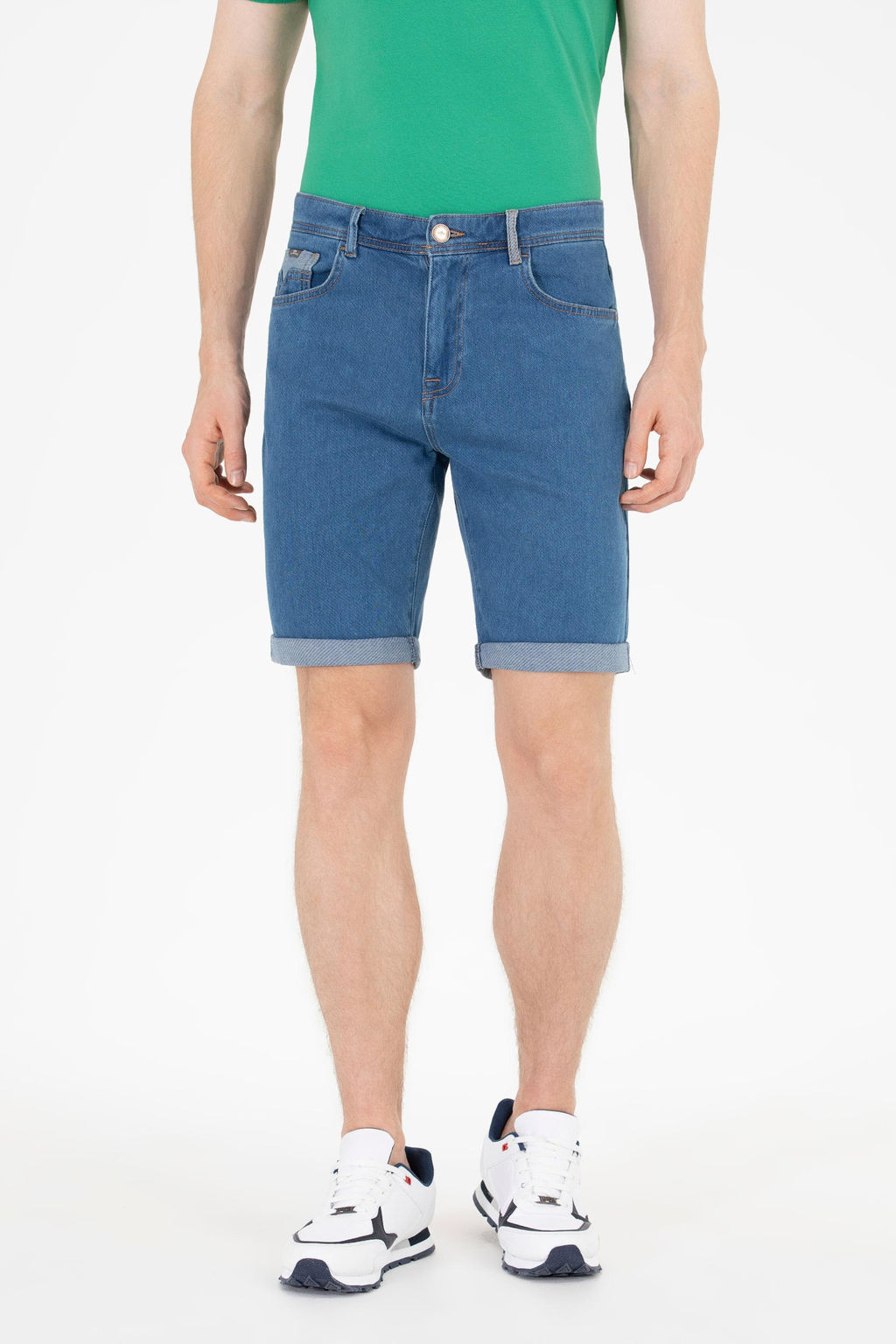 U. S. Polo Assn Мужские синие джинсовые шорты - U.s. polo assn фото 2