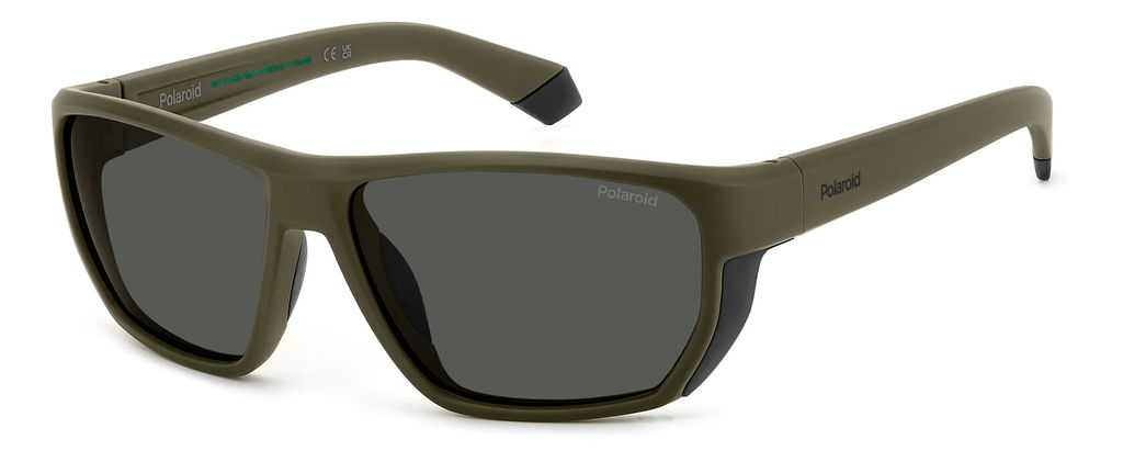 Солнцезащитные очки POLAROID PLD 7057/S Зелёный, мужские
