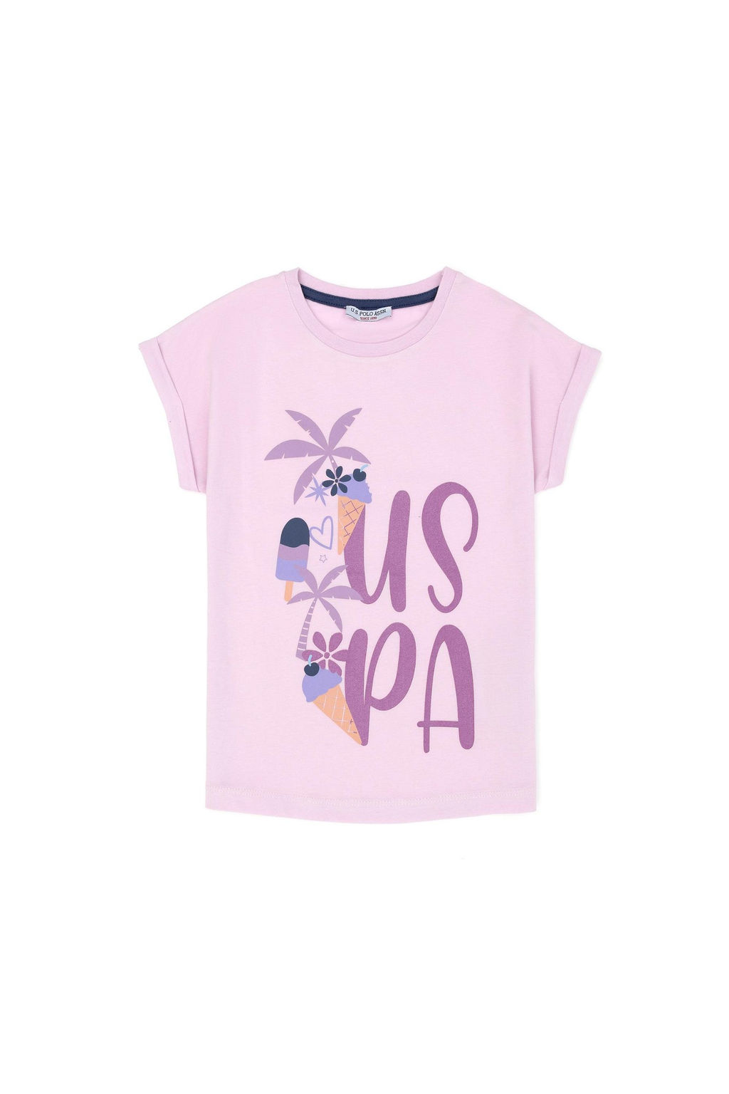 Сиреневый пижамный комплект для девочки Неожиданная скидка в корзине - U.s. polo assn фото 2