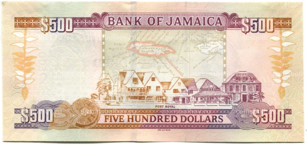 500 долларов 2021 года Ямайка