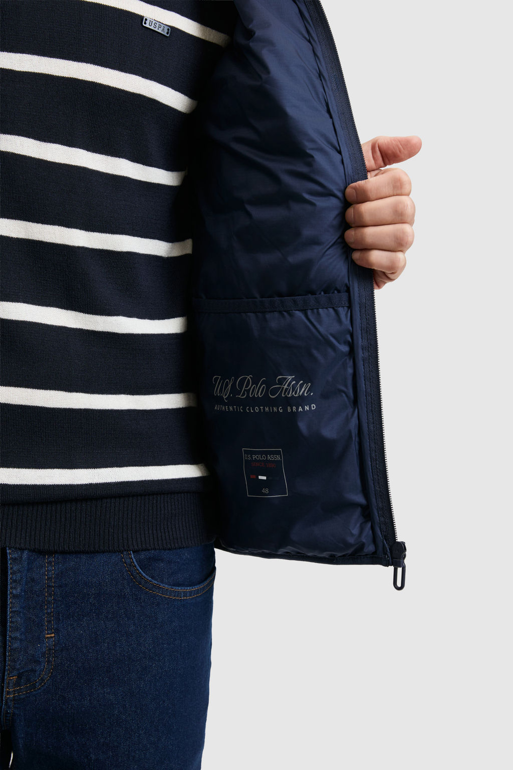 Erkek Lacivert Mont - U.s. polo assn фото 6