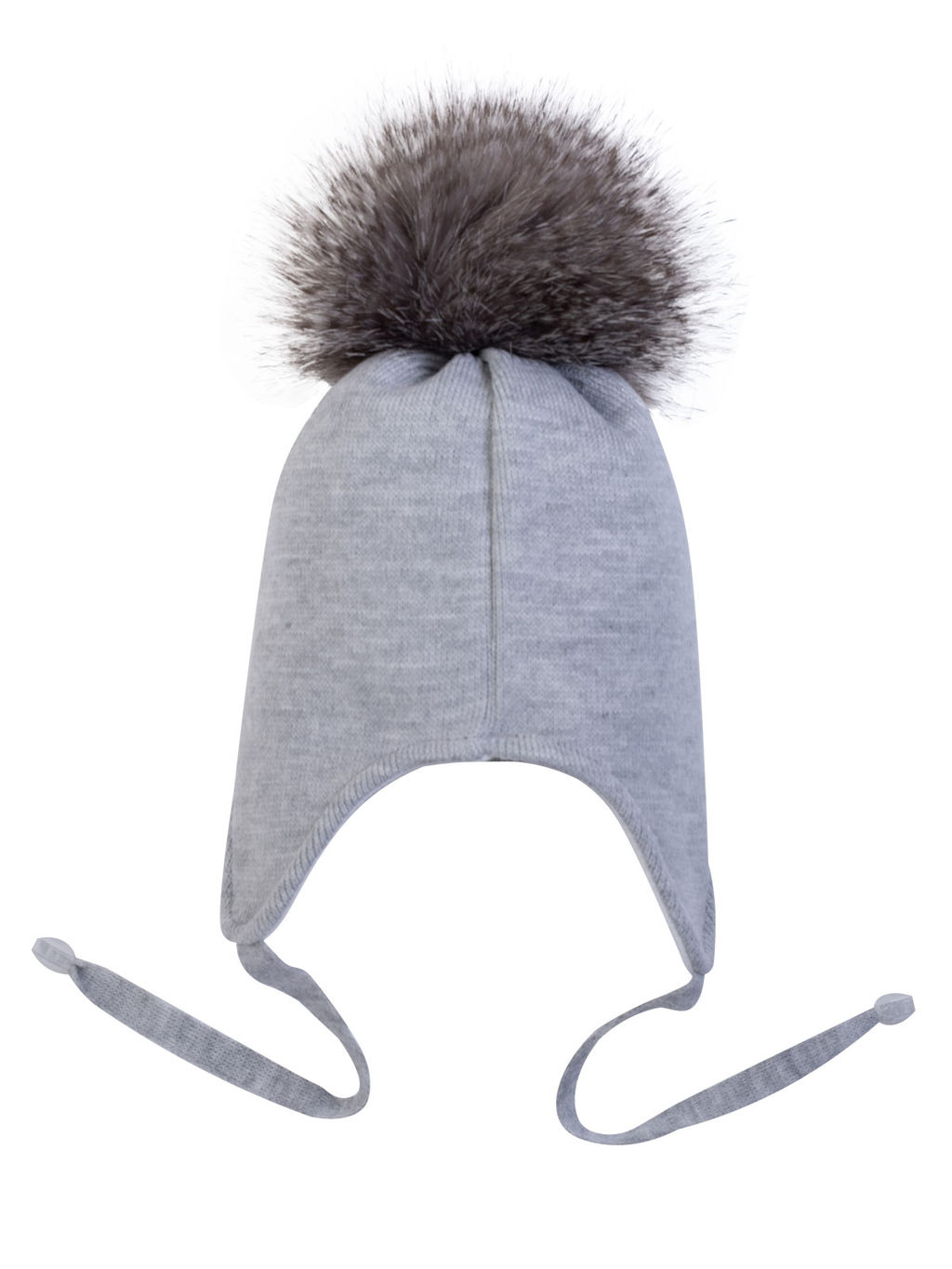Шапка детская светло-серый меланж Ш-088 (48)