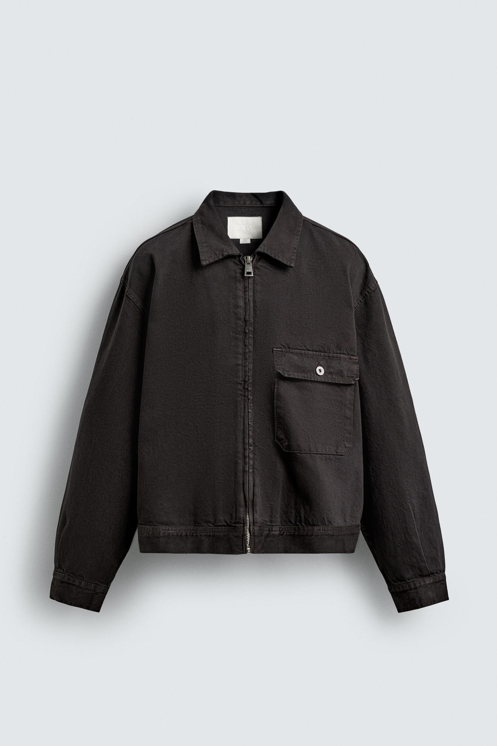 RELAXED FIT DENIM JACKET - Zara фото 7