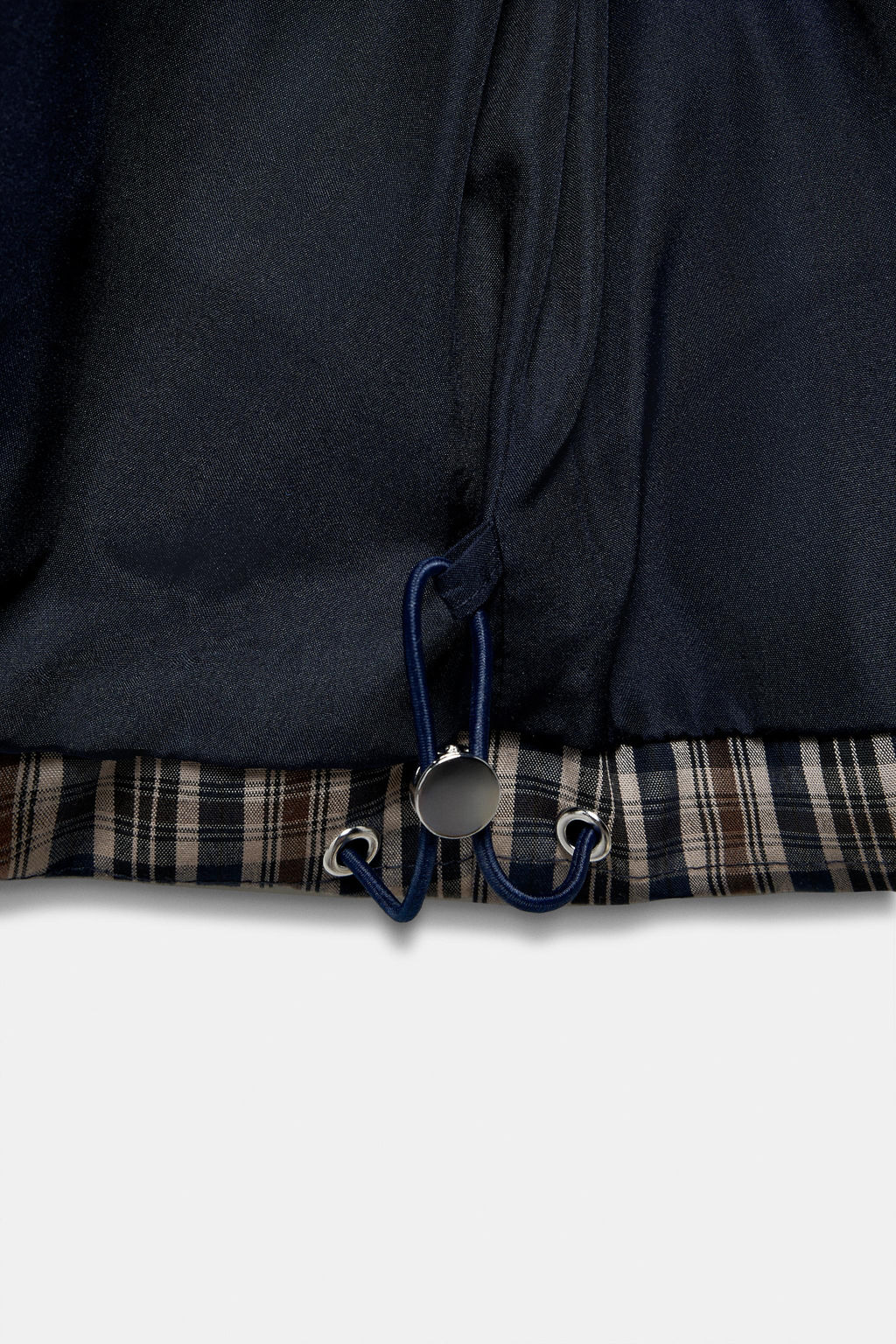 CHECK QUILTED ANORAK - Zara фото 10