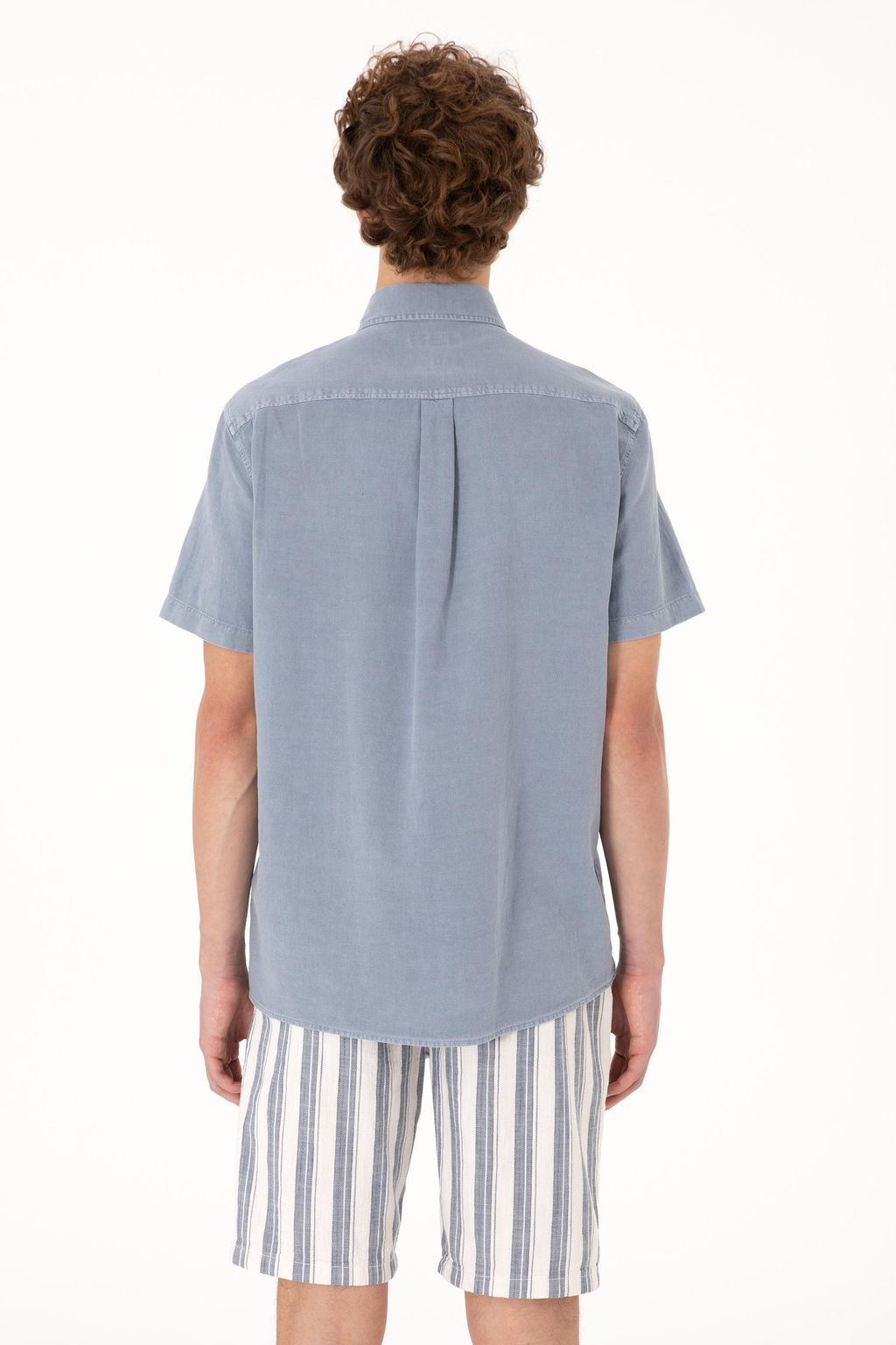 Erkek Mavi K_sa Kollu G_mlek Sepette S_rpriz _ndirim - U.s. polo assn фото 5