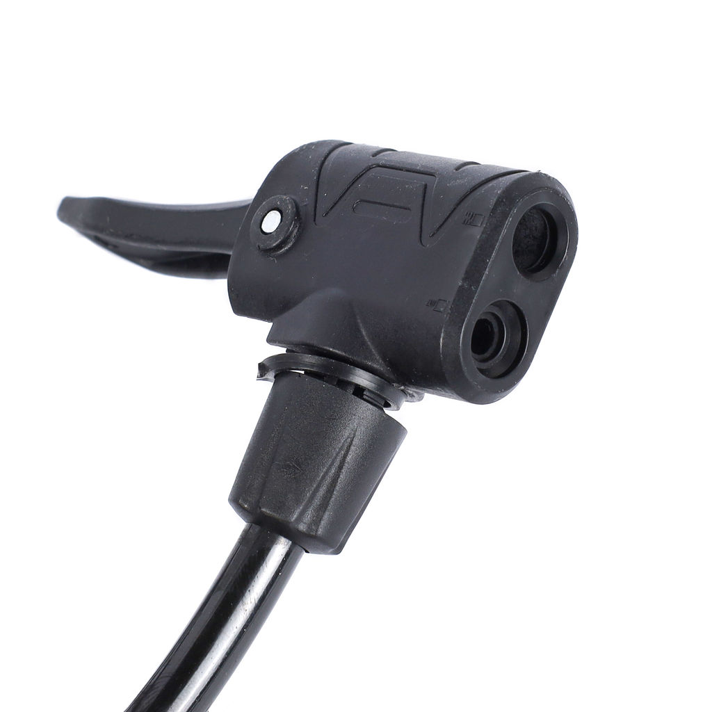 Насос ножной с манометром COMIRON FUJIN 1, стальная рама, алюминиевый цилиндр Presta-Schrader-Dunlop, 8,3 бар. Один поршень. /уп 15 - Галеонтрейд фото 14