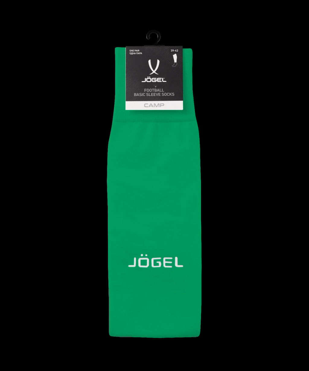 Гольфы футбольные JOGEL CAMP BASIC SLEEVE SOCKS, зеленый/белый