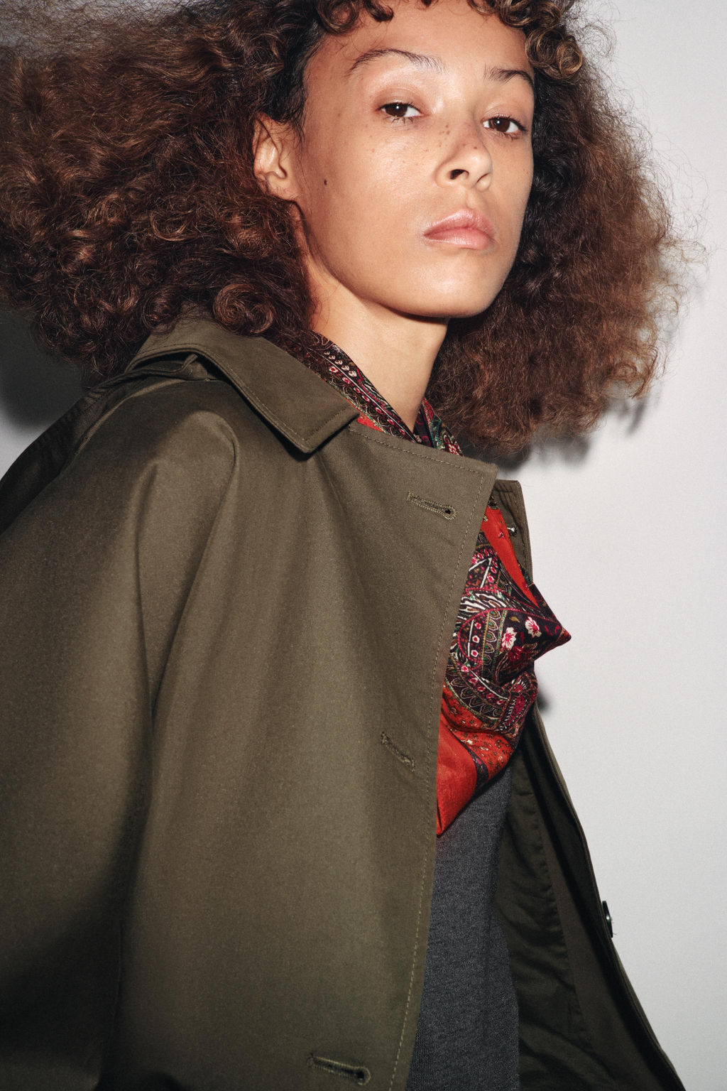 ZW COLLECTION WATER-REPELLENT TRENCH COAT - Zara фото 5