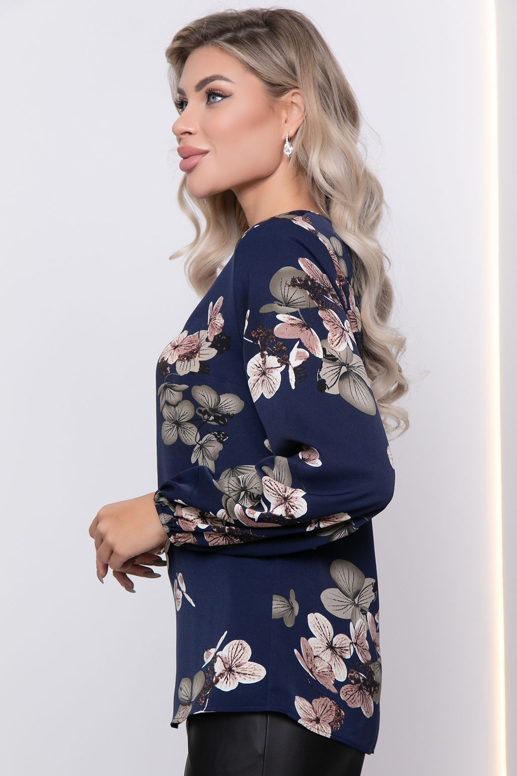 Блуза Виктория Флер (блу) - Diolche фото 5