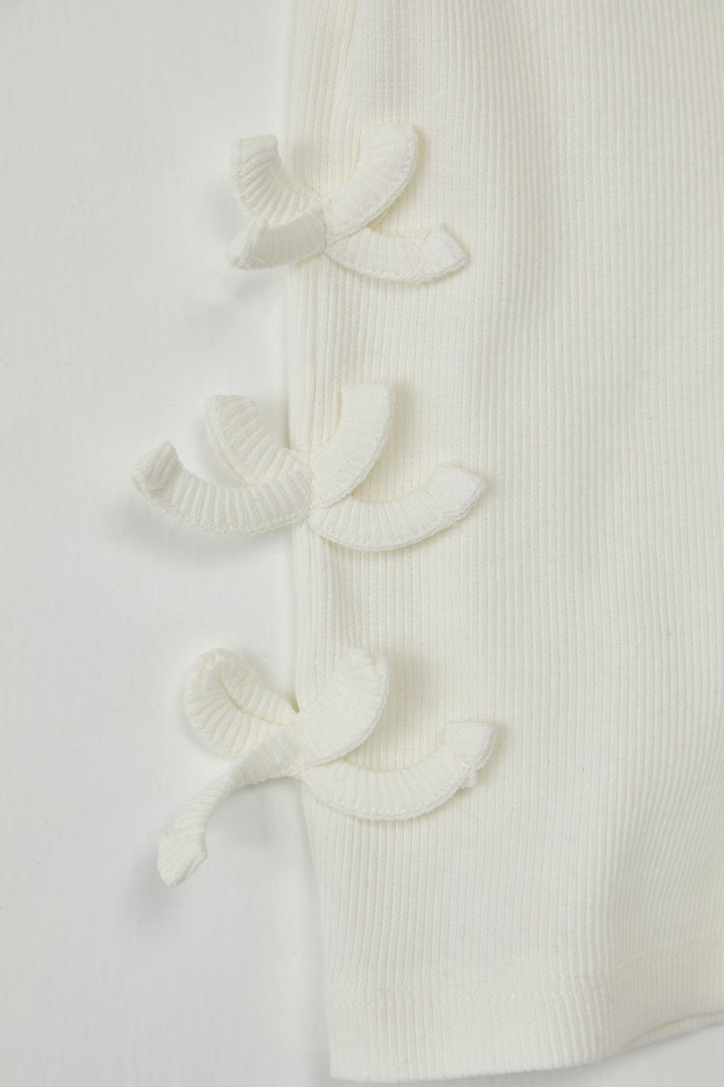 Sar? K?z Cocuk Pamuklu Regular Kal?p Fiyonk Detayl? K?sa Kol Orme T-Shirt TKDSS25TS00048 - Trendyolmilla фото 10