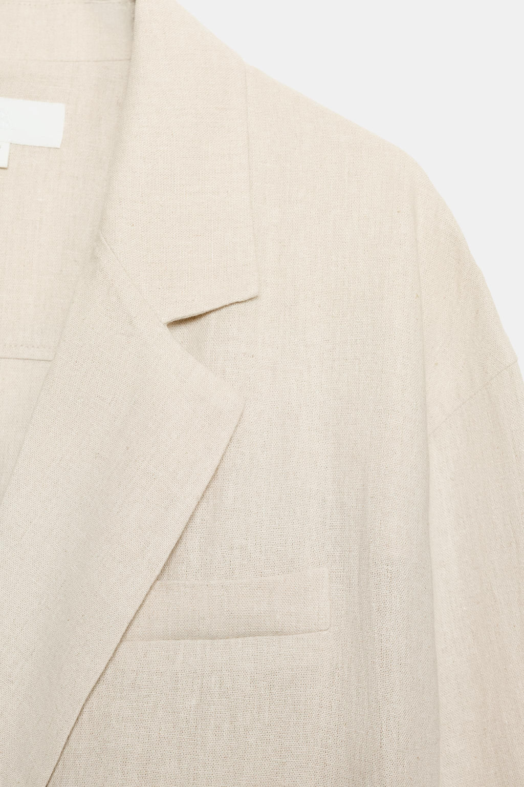 BLAZER CRUZADA CON LINO / Beige claro - Zara фото 10