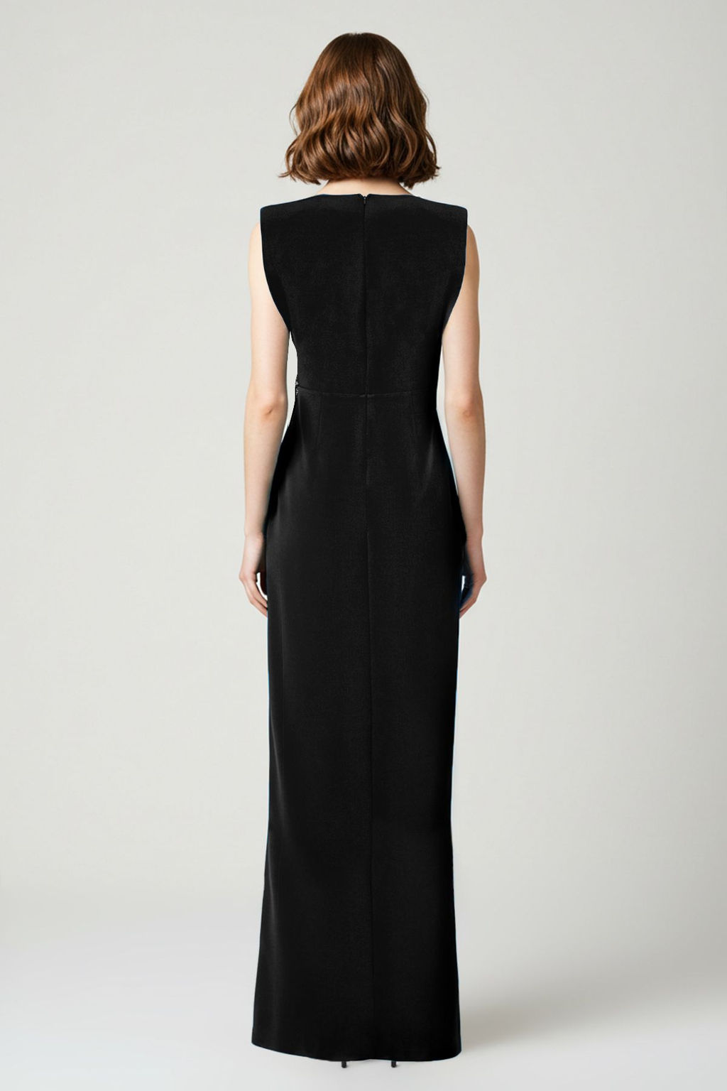 TRENDYOLMILLA Siyah Vucuda Oturan Astars?z Uzun S?k Abiye & Mezuniyet Elbise TPRSS25AE00018  фото 10