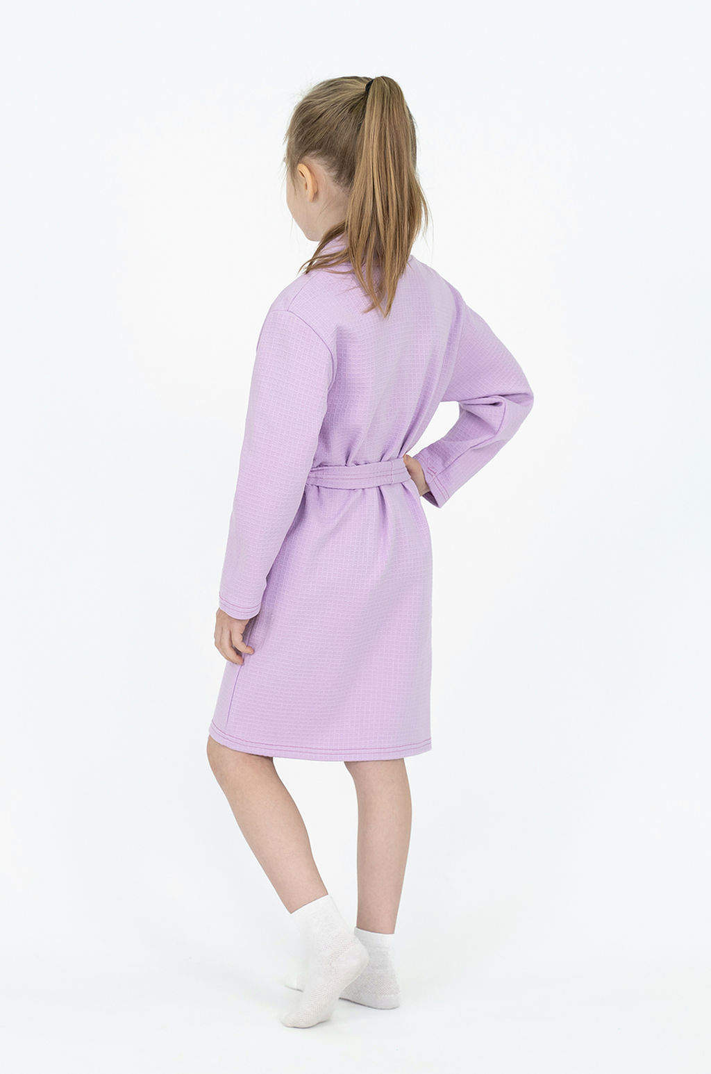 Халат детский вафельный желтый - Утенок фото 23