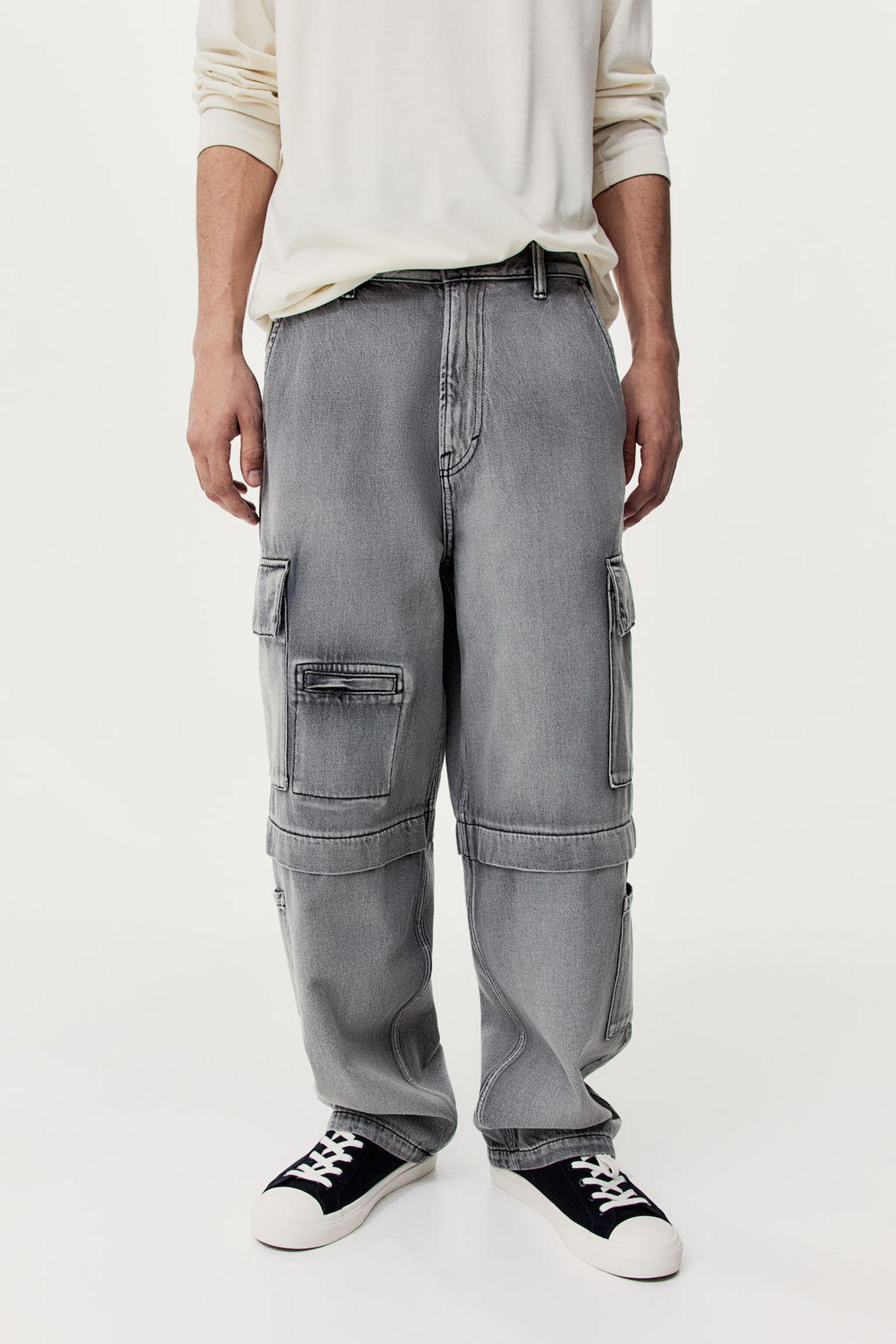 Baggy Cargo Jeans - H&m фото 3