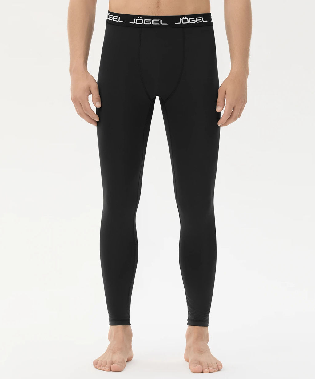 Тайтсы компрессионные JOGEL CAMP PerFormDRY Tight Long, черный/белый  фото 4