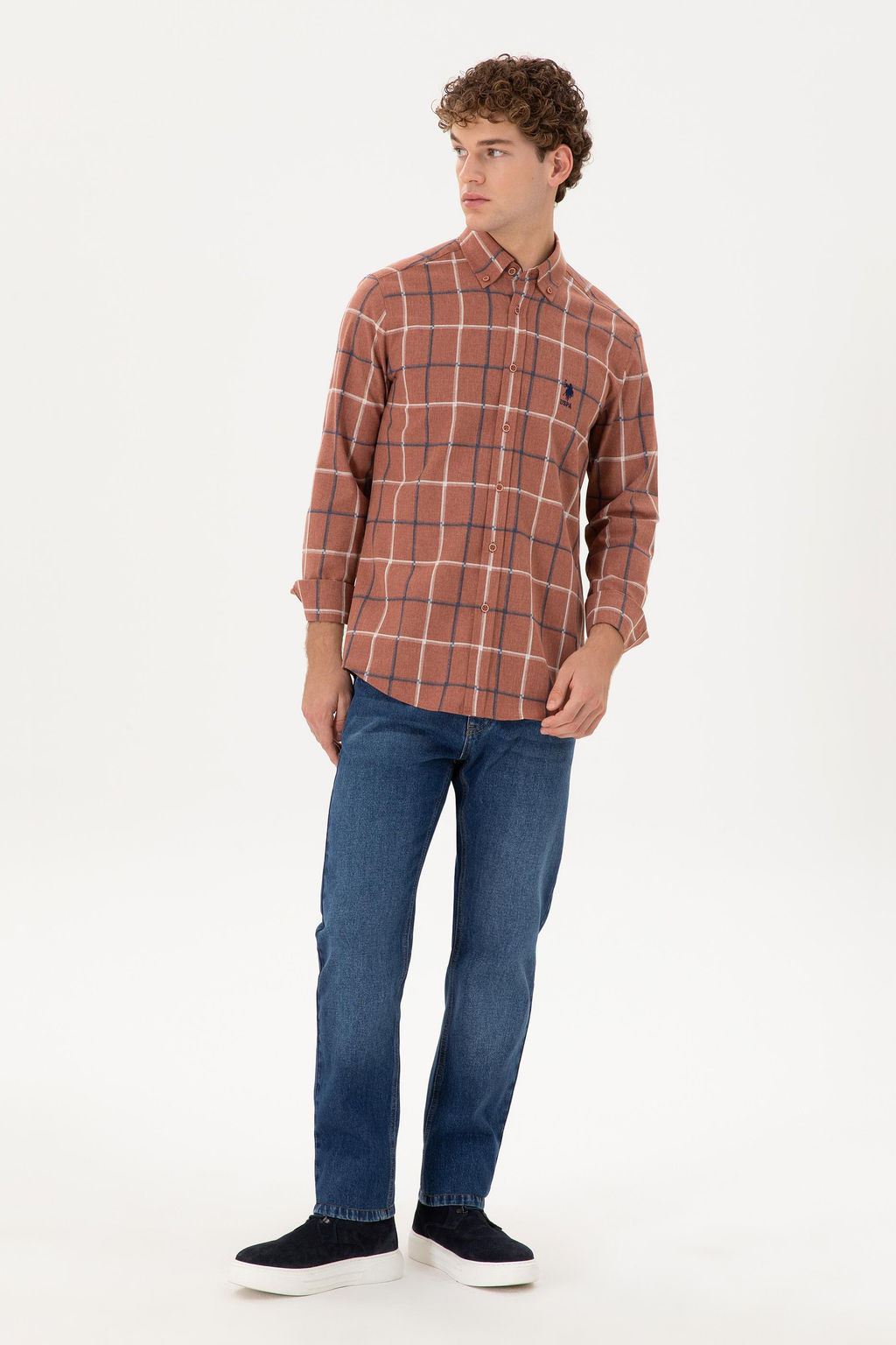 Мужские синие джинсовые брюки - U.s. polo assn фото 3