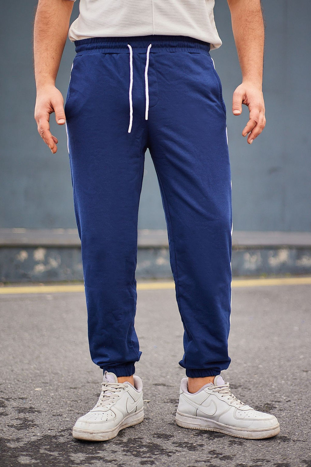 TRENDYOL MAN Lacivert %100 Pamuk Regular/Normal Kesim Biyeli Esofman Alt? TMNAW25EA00025 - Trendyolmilla фото 13