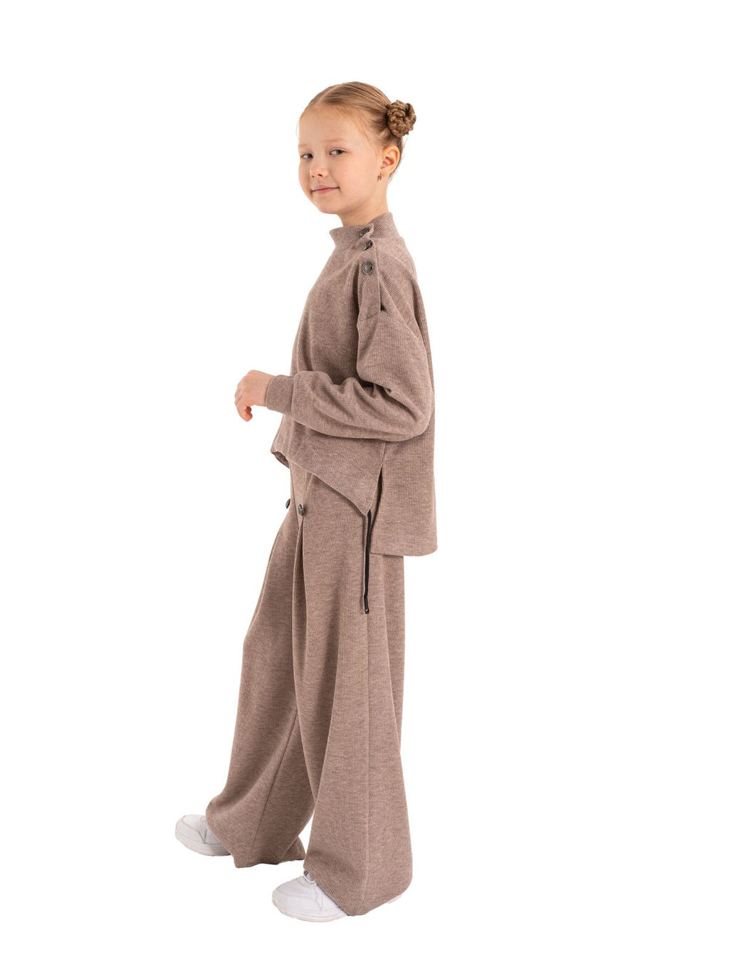 Брюки для девочки О66580 - Карамелли фото 10