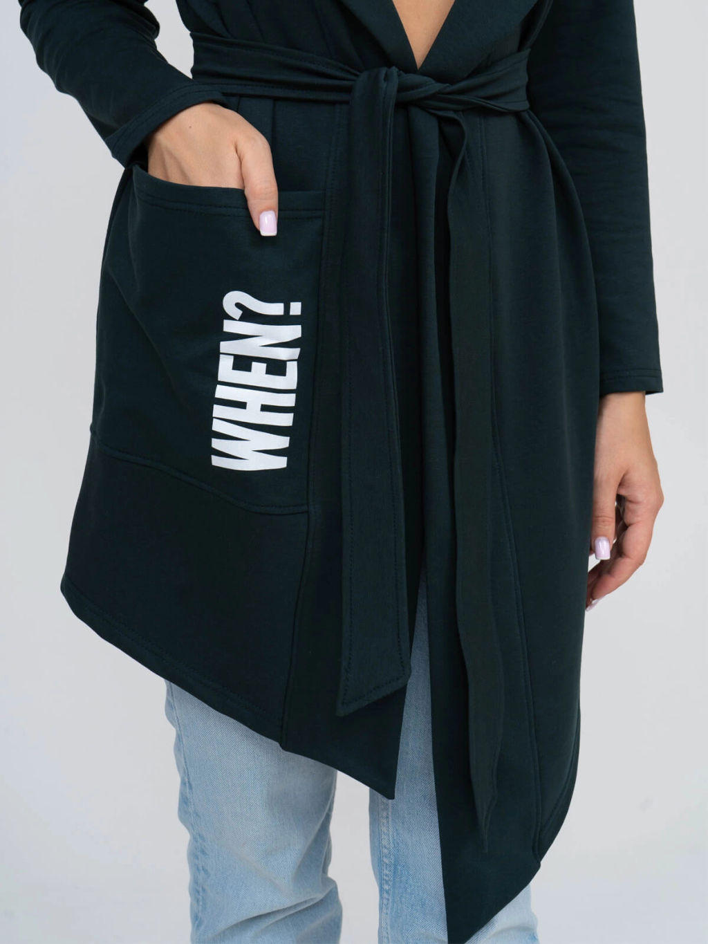 Кардиган женский, цвет хаки