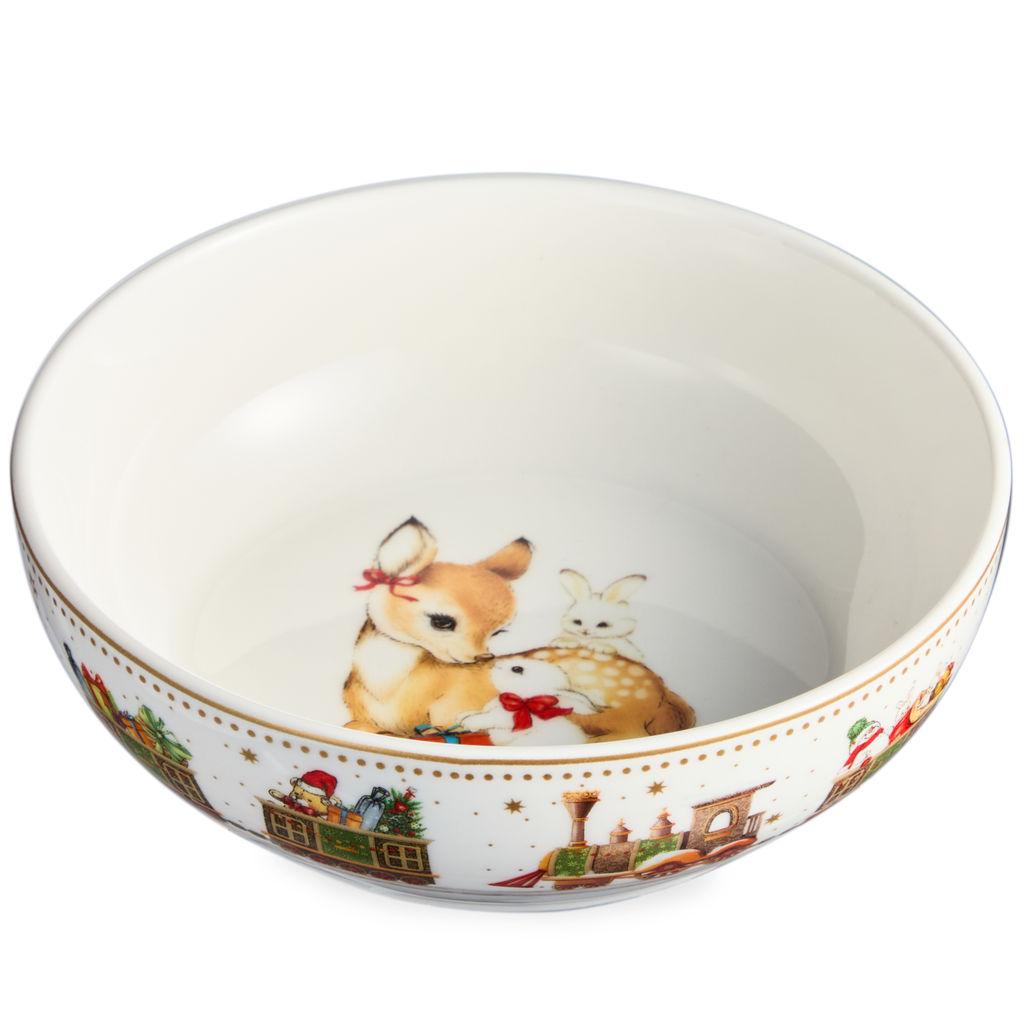 НАБОР ПОСУДЫ LEFARD C НОВЫМ ГОДОМ 3 ПР.: САЛАТНИК 800 МЛ, ТАРЕЛКА 19 СМ, КРУЖКА 400 МЛ (КОР=8НАБ.)  фото 15