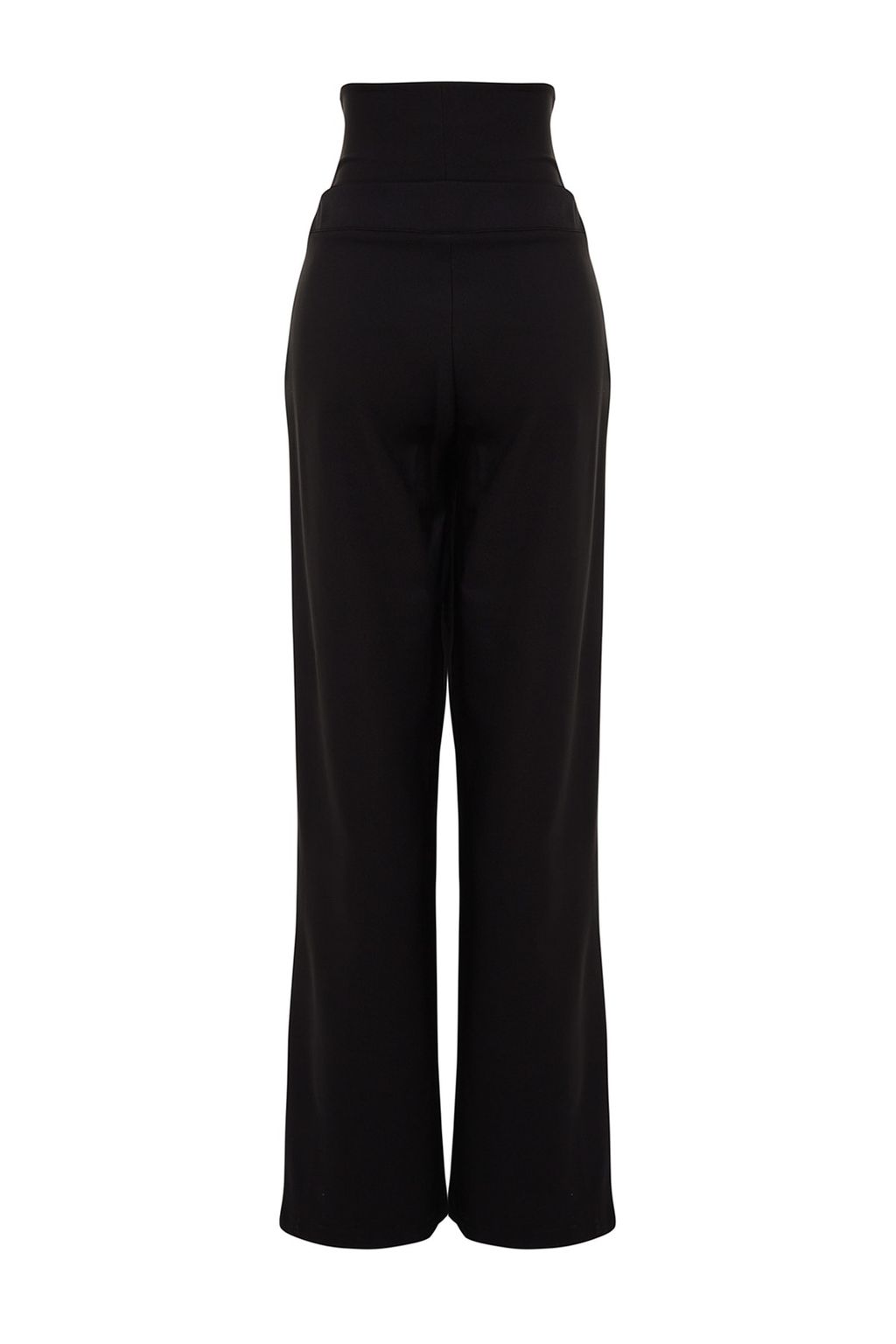 Siyah Korse Detayl? Dokuma Pantolon TPRSS23PL00033
