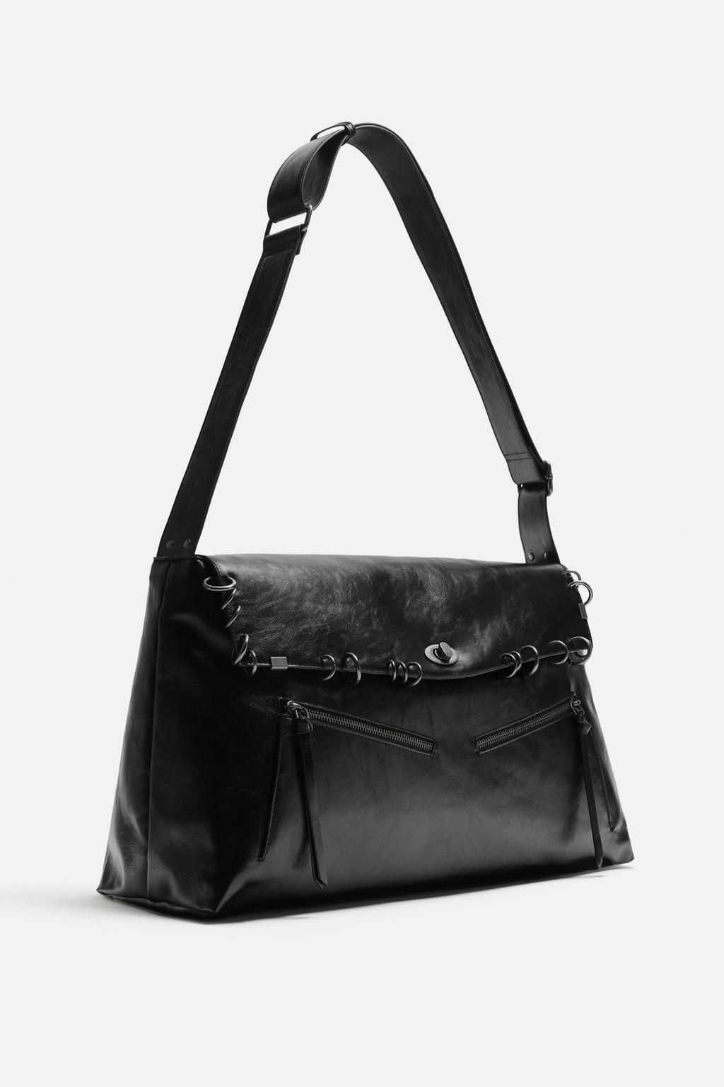 RING DETAIL SHOULDER BAG - Zara фото 2