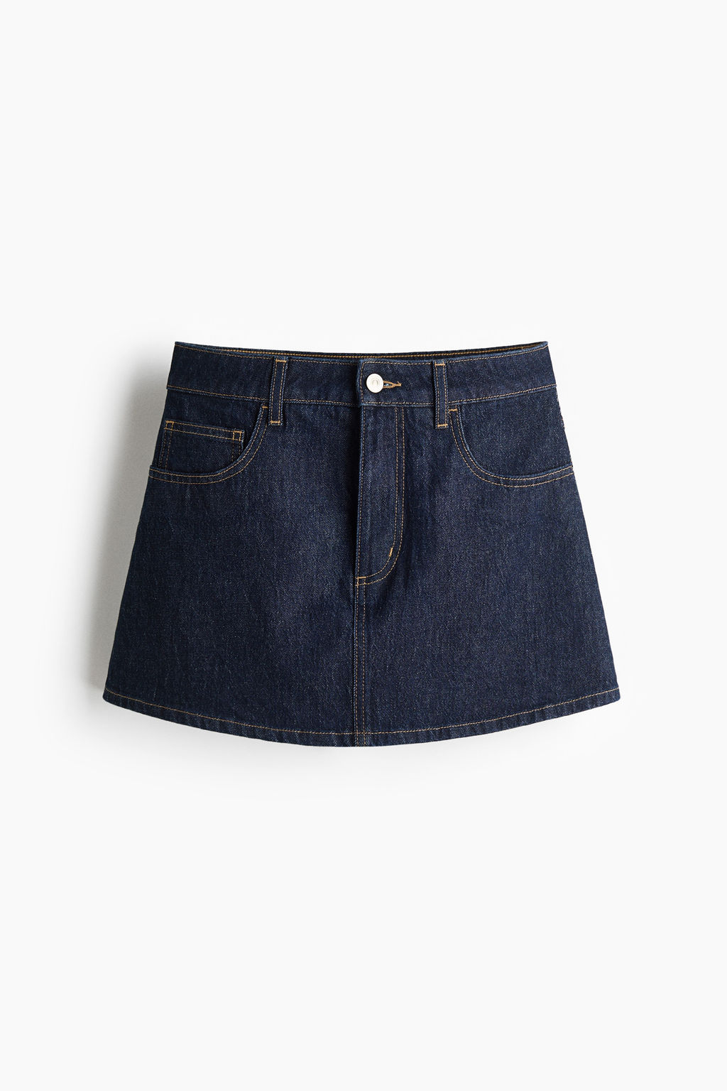 Falda pantal?n de talle alto en denim - H&m фото 8