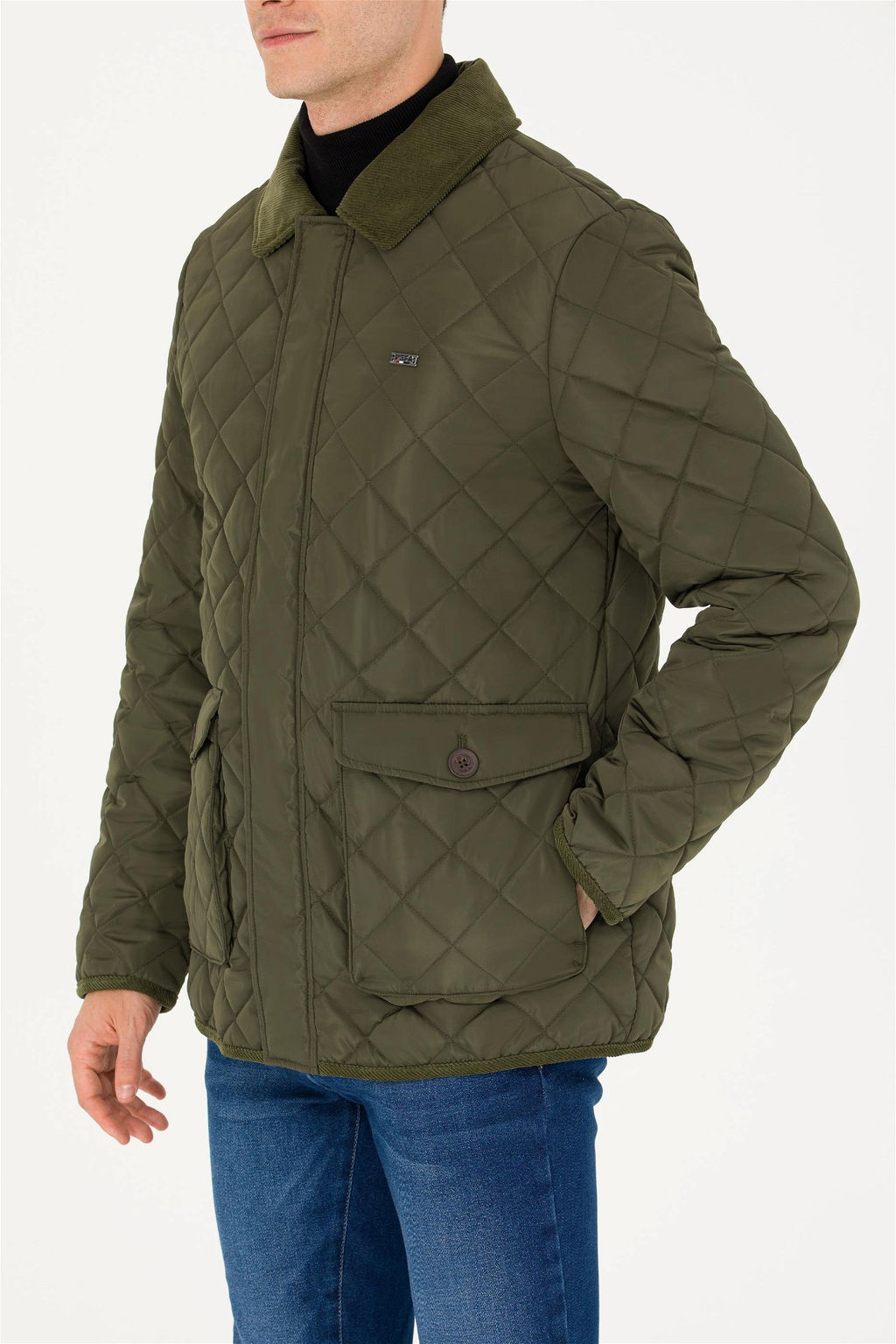 U. S. Polo Assn Мужское пальто цвета хаки - U.s. polo assn фото 6